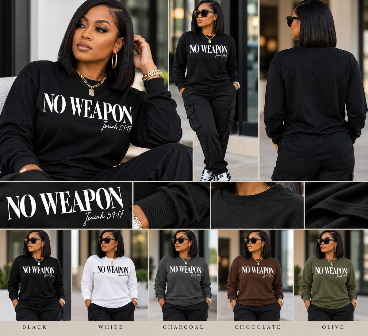 No Weapon Long Sleeve T-shirt